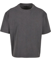 Build Your Brand Vintage Cropped Heavy Oversized Tee - Magnet