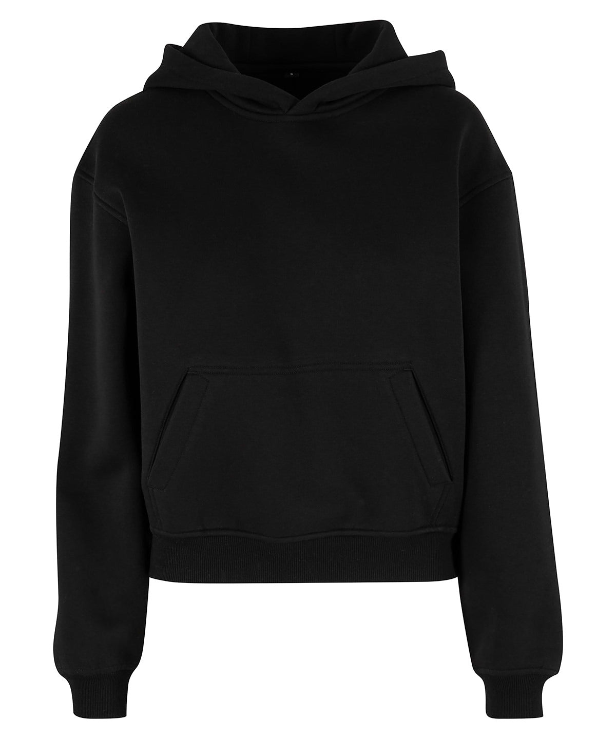 Build Your Brand Women’s Loose-fit Hoodie - Black