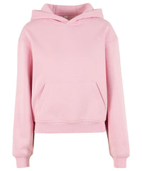 Build Your Brand Women’s Loose-fit Hoodie - Soft Pink