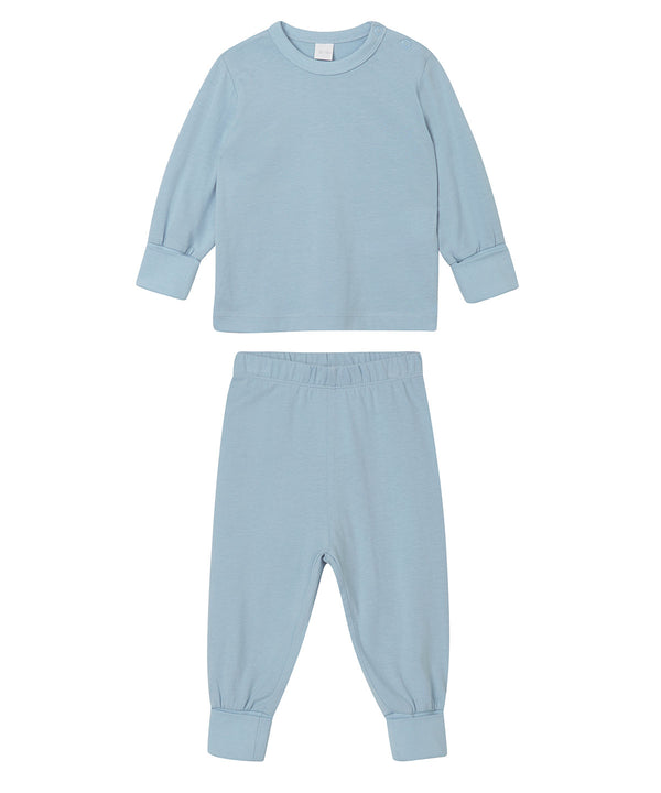 Babybugz Baby Pyjamas - Dusty Blue