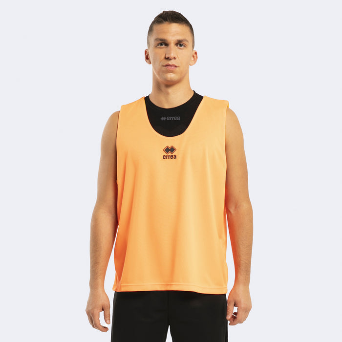 Errea Bib Double Singlet - Orange Fluo Yellow