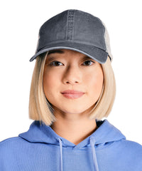 Comfortcolors Sunwashed Trucker Cap - Black
