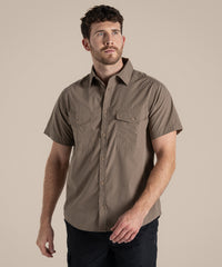 Craghoppers Expert Kiwi Short-sleeved Shirt - Pebble