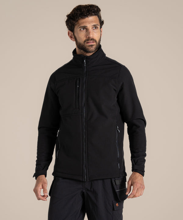 Craghoppers Whitby Softshell Workwear Jacket - Black