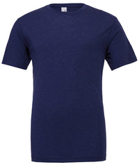 Bella Canvas Unisex Triblend Crew Neck T-shirt - Navy Triblend