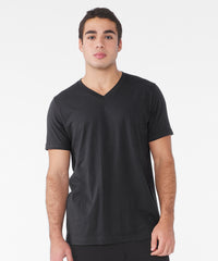 Bella Canvas Unisex Jersey V-neck T-shirt - Navy