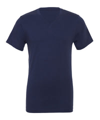 Bella Canvas Unisex Jersey V-neck T-shirt - Navy