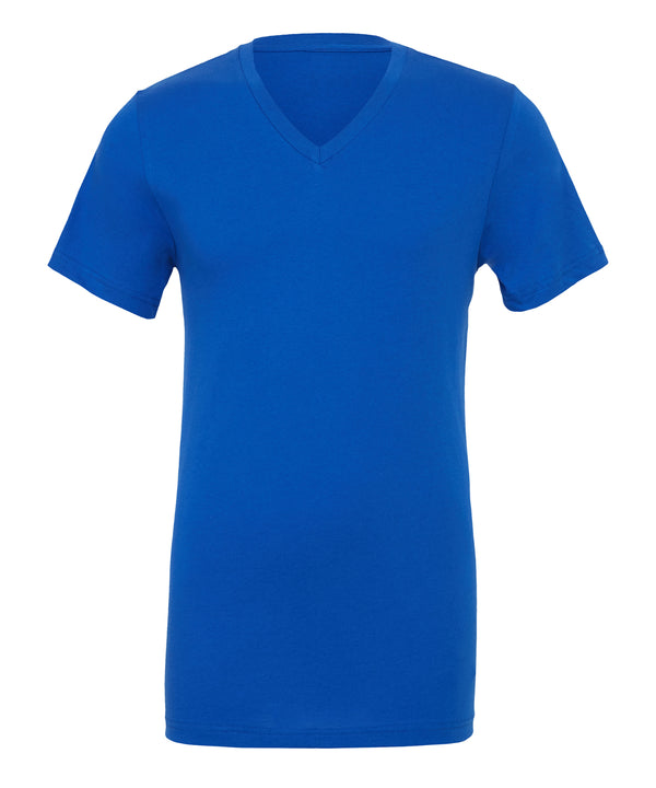 Bella Canvas Unisex Jersey V-neck T-shirt - True Royal