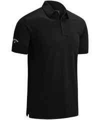 Callaway Swing Tech™ Solid Polo - Caviar (Black)