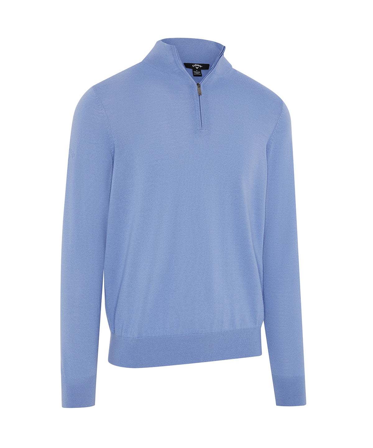 Callaway 1/4-zip Merino Blend Sweater - Mid Vista Blue