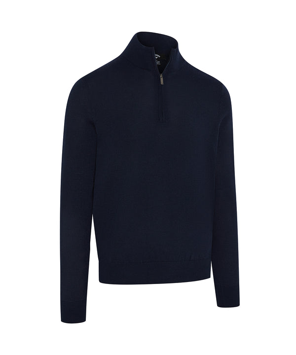 Callaway 1/4-zip Merino Blend Sweater - True Navy