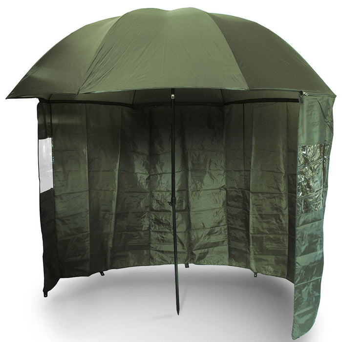 NGT 45" Green Fishing Brolly With Zip On Side