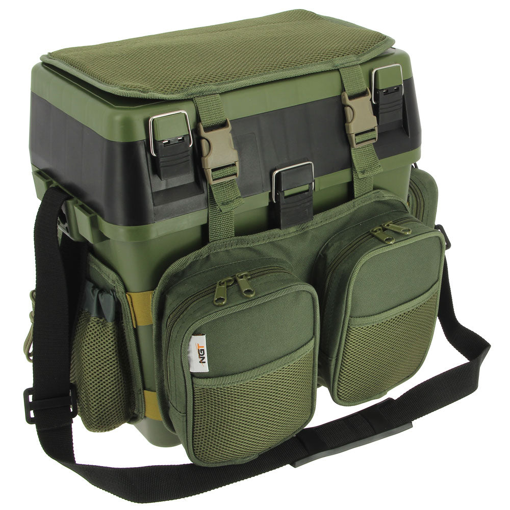 NGT Session Seat Box With Rucksack Overwrap