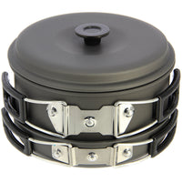 NGT 3pc Gun Metal Aluminium Kettle, Pot & Pan Set