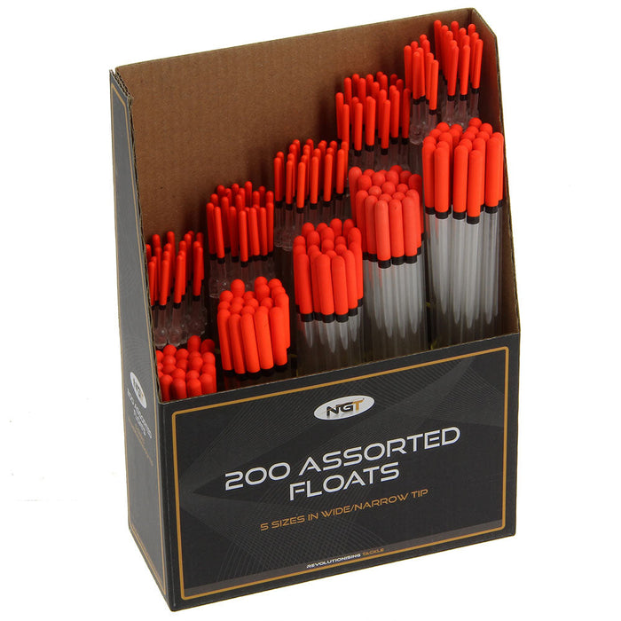 NGT Box Of 200 Unloaded Floats