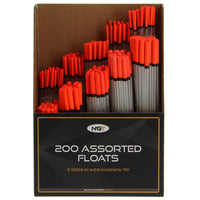 NGT Box Of 200 Unloaded Floats