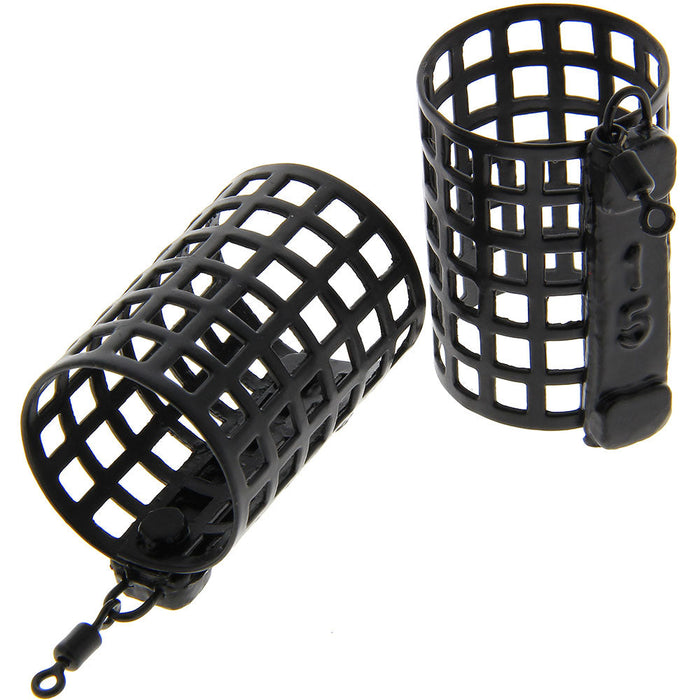 NGT 10 x Round Metal Cage Feeders 15g