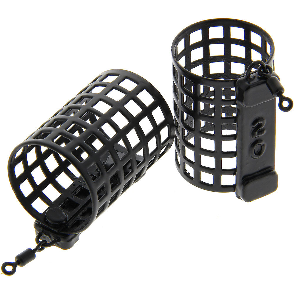 NGT 10 x Round Metal Cage Feeders 20g