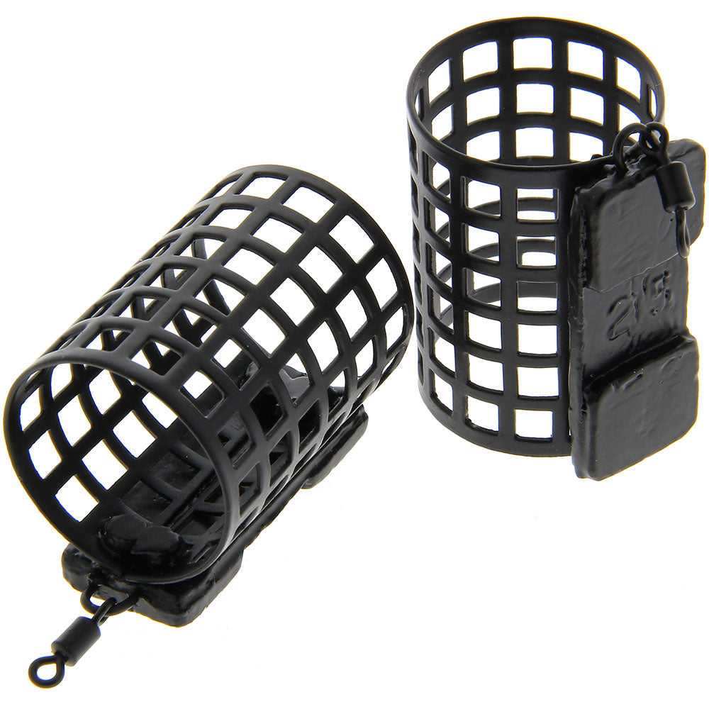 NGT 10 x Round Metal Cage Feeders 25g