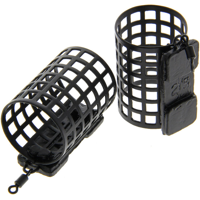 NGT 10 x Round Metal Cage Feeders 25g