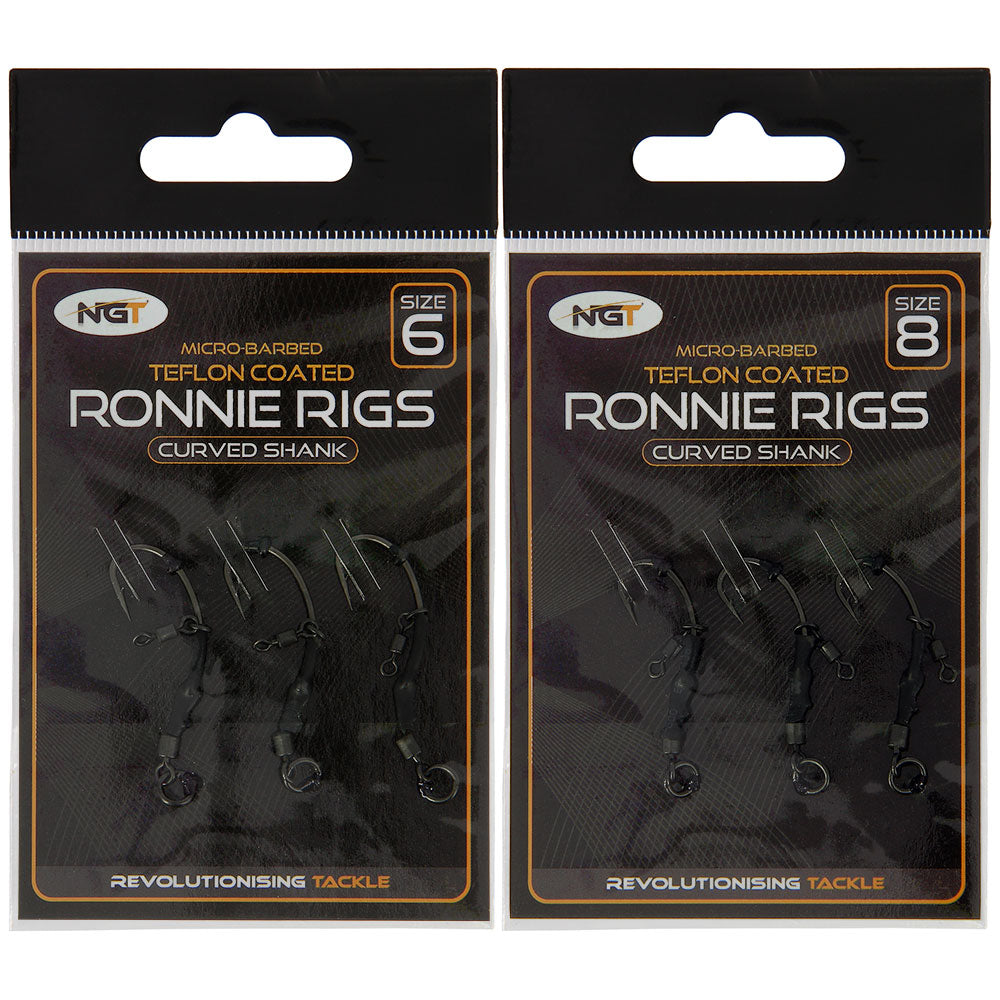 NGT Micro Barbed Ronnie Rigs