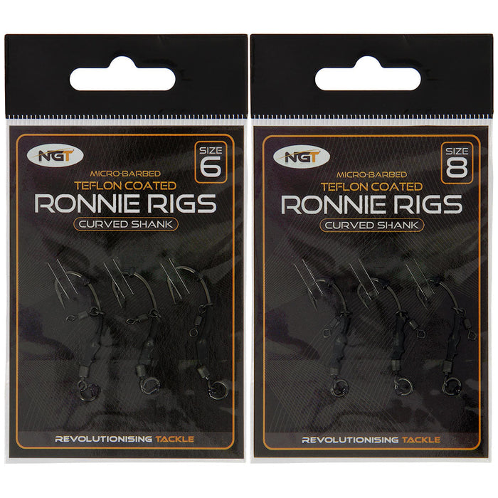 NGT Micro Barbed Ronnie Rigs