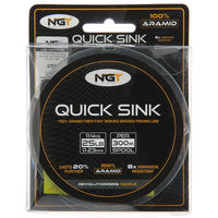 NGT 300m Spool Of 'Quick Sink' Moss Green 25lb Braid