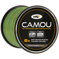 NGT Camo Fishing Line 10lb, 12lb, 15lb, 18lb