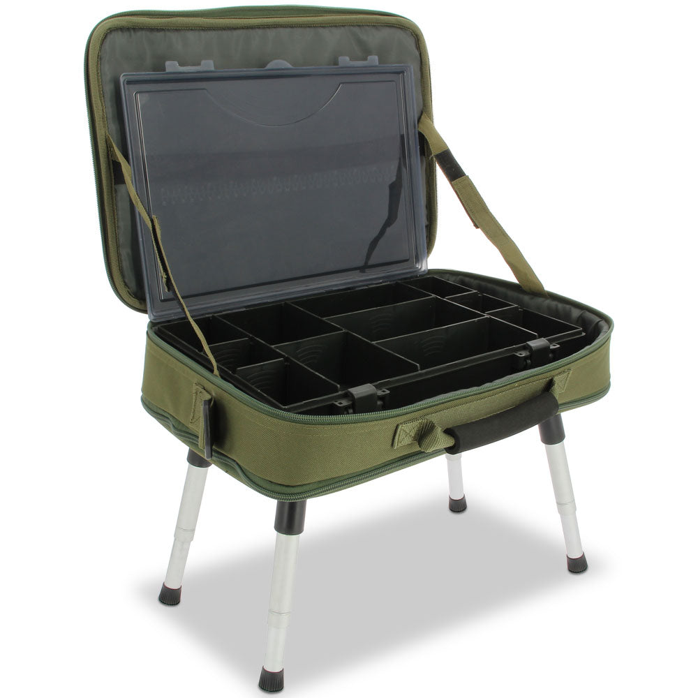 NGT Deluxe Bivvy Table Tackle Box System