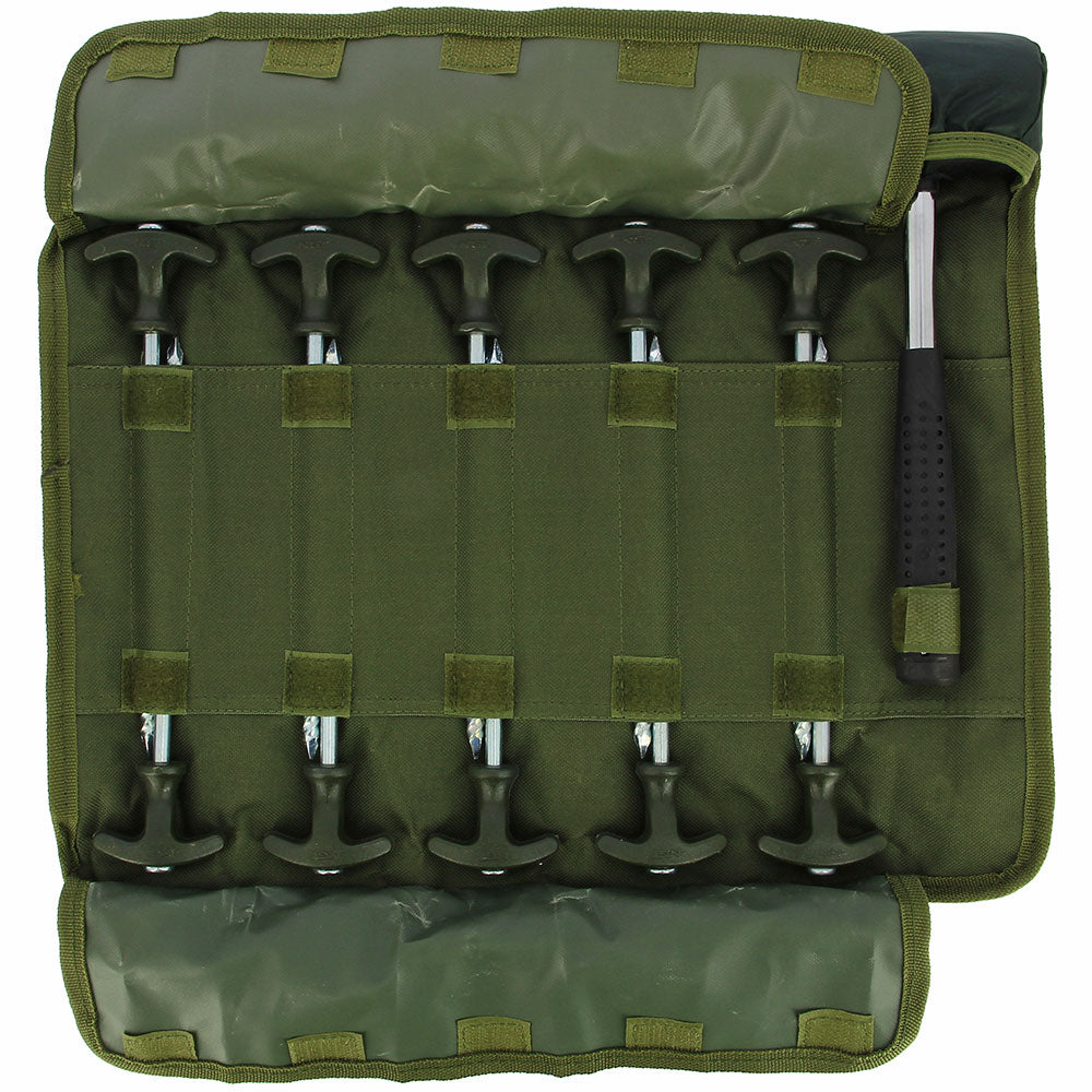 NGT Bivvy Peg Set With Mallet