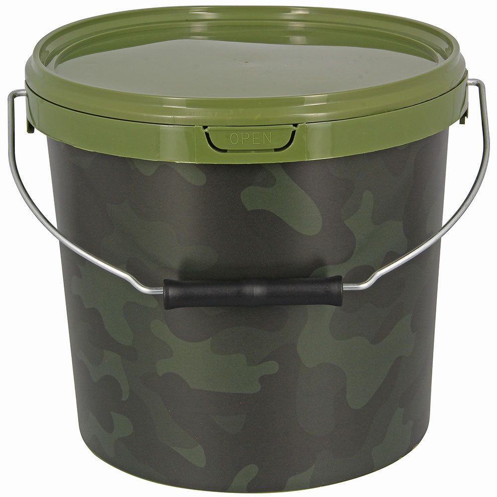 NGT 5 Litre Camo Round Bucket