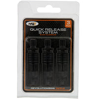 NGT Black Quick Release Systems Pack of 3