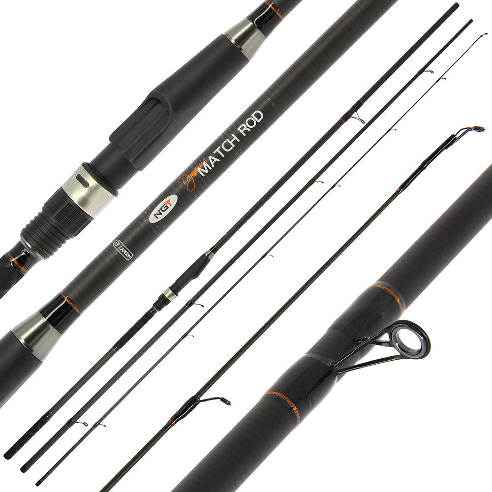 NGT 13ft Dynamic Match Fishing Rod 3pc Carbon
