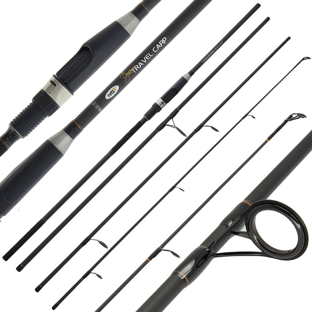 NGT 11ft Dynamic Travel Carp Rod 4pc 2.75lb Carbon
