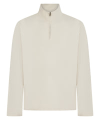 Front Row Premium Piqué 1/4-zip Top - Natural
