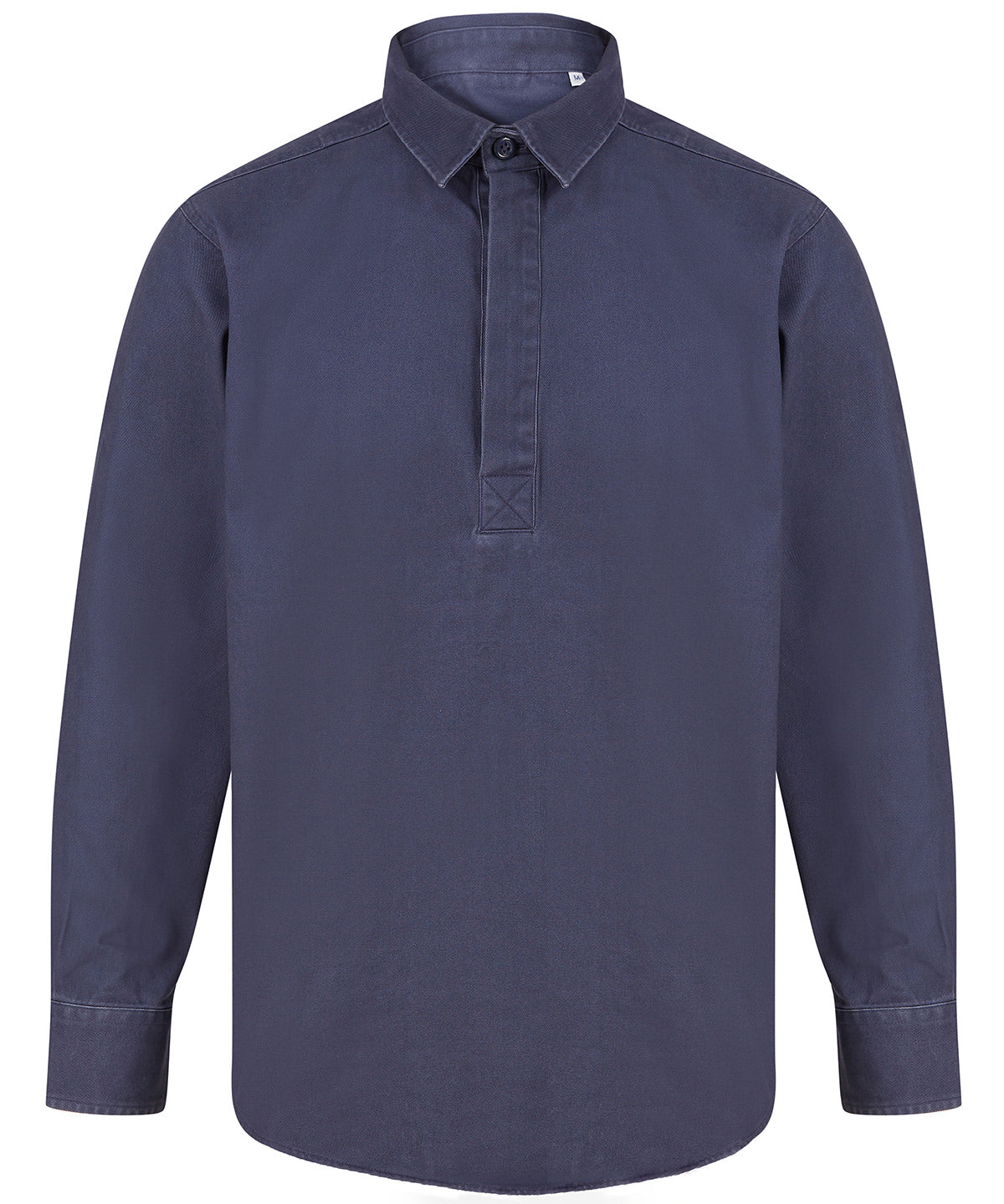 Front Row Pullover Drill Shirt - Washed Navy