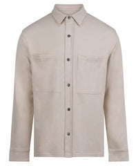Front Row Premium Piqué Overshirt - Natural