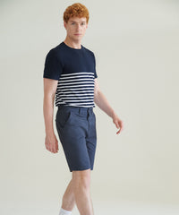Front Row Stretch Chino Shorts - Navy