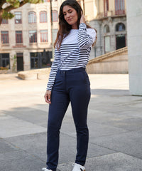 Front Row Women's Stretch Chinos - Black