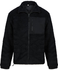 Front Row Recycled Sherpa Fleece - Black