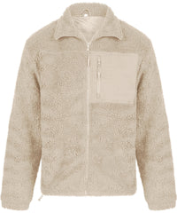Front Row Recycled Sherpa Fleece - Natural