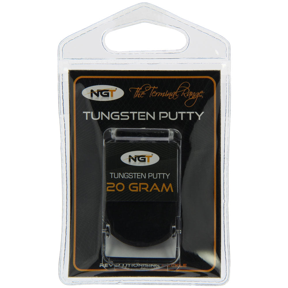 NGT Tungsten Putty - 20g High Density Black Tungsten Putty