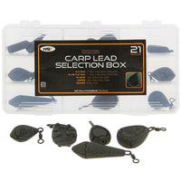 NGT Carp Lead Box 21pc Set