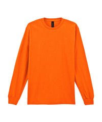 Gildan Ultra Cotton™ Adult Long Sleeve T-shirt - Safety Orange*†