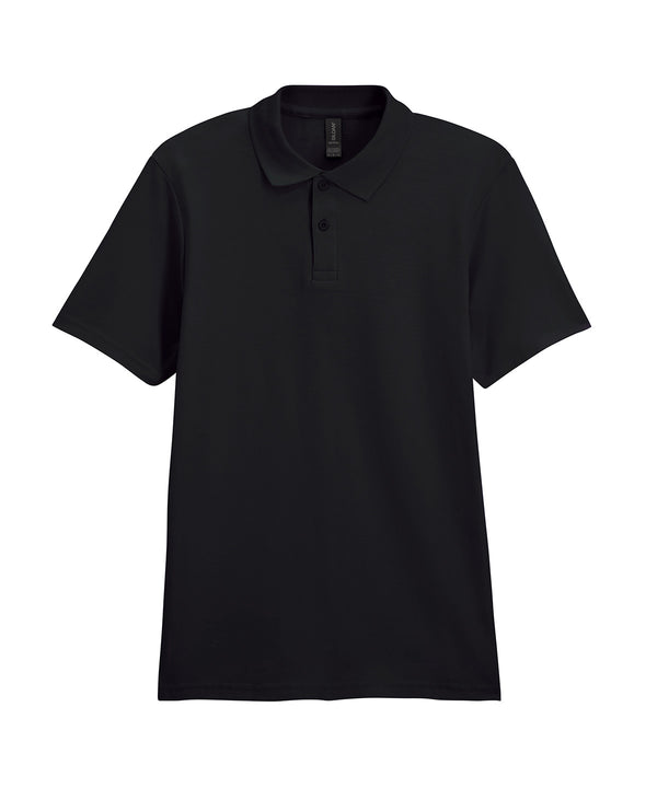 Gildan Softstyle™ Adult Double Piqué Polo - Black