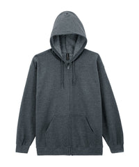 Gildan Heavy Blend™ Full-zip Hooded Sweatshirt - Dark Heather*