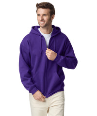Gildan Heavy Blend™ Full-zip Hooded Sweatshirt - Ash*