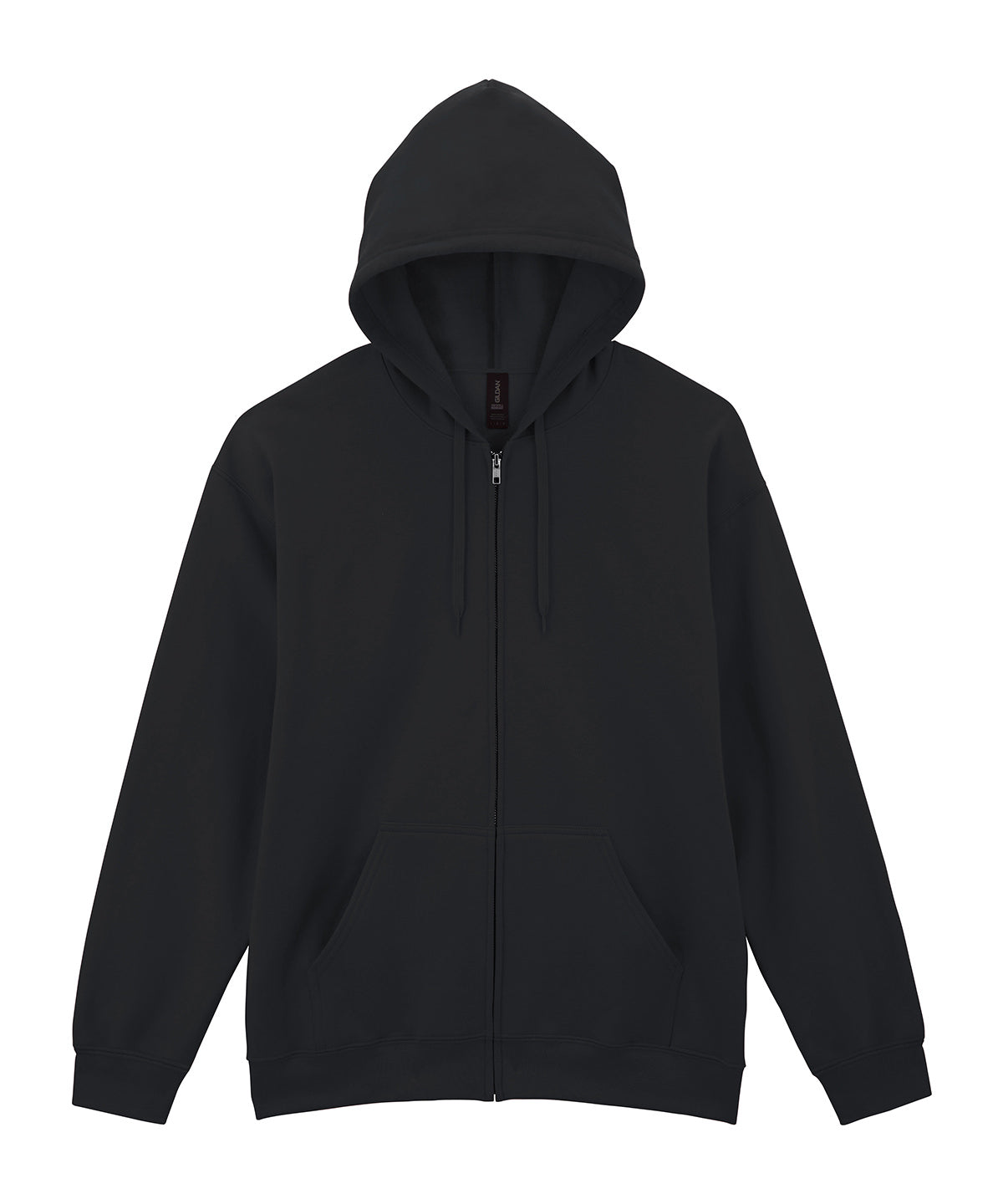Gildan Softstyle™ Midweight Fleece Adult Full-zip Hooded Sweatshirt - Black
