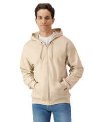 Gildan Softstyle™ Midweight Fleece Adult Full-zip Hooded Sweatshirt - Black