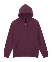 Gildan Softstyle™ Midweight Fleece Adult Full-zip Hooded Sweatshirt - Maroon